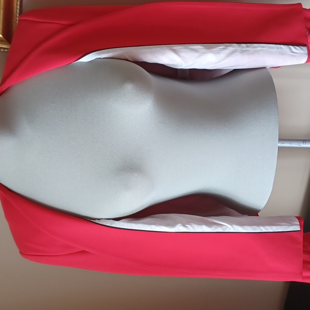 Contemporaine Orange red blazer Size M - Picture 6 of 10
